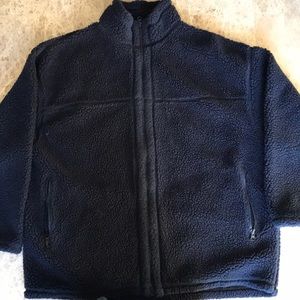 GAP Sherpa Teddy Zip Up Sweater